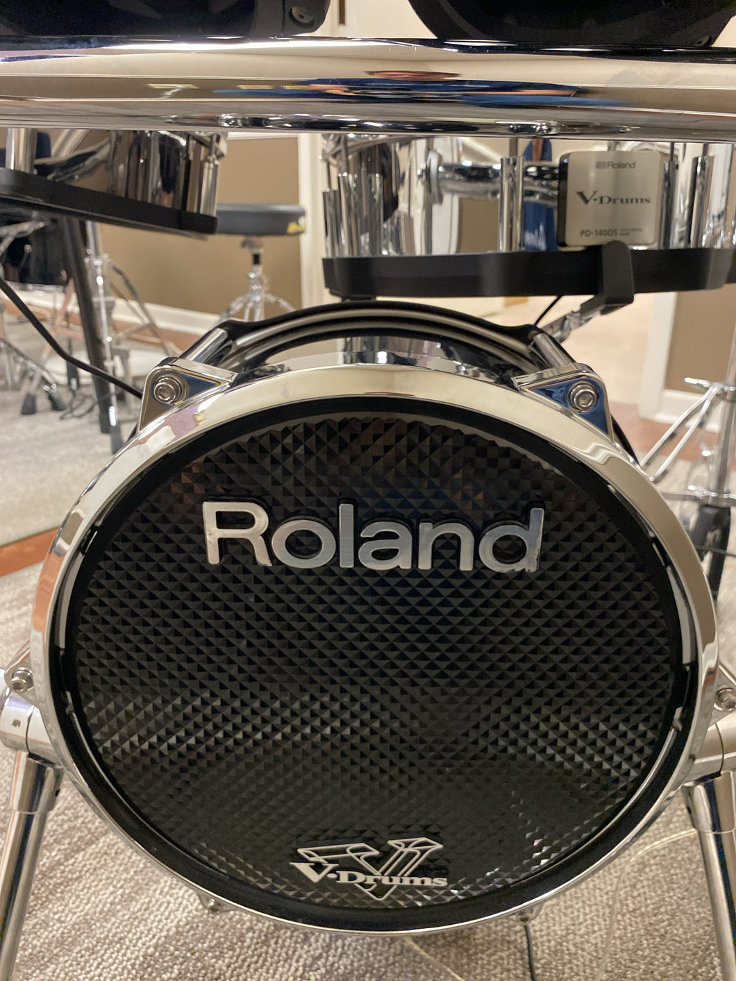 Roland TD-50KV with Digital Hi Hat and additional Tom - Used Excellent - U0001