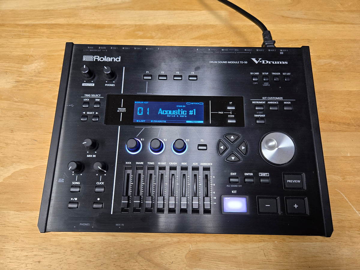 Roland TD-50 Upgraded to TD-50X Module Used - 6531 – Edrumcenter