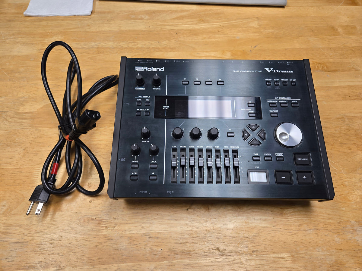 美品 Roland TD-50 音源 モジュール Roland TD-50X Electronic Drum Module Used - 5800 – Edrumcenter
