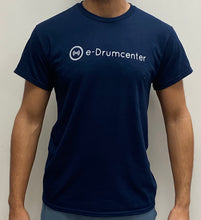 Load image into Gallery viewer, eDrumCenter T-Shirt - Short Sleeve - Navy Blue
