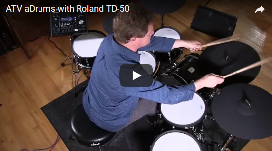 ATV Adrums with Roland TD-50 Module - w/ Video