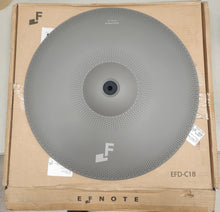 Load image into Gallery viewer, Efnote EFD-C18 18&quot; Ride Cymbal Mint Condition Open Box - Used
