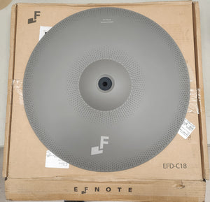 Efnote EFD-C18 18" Ride Cymbal Mint Condition Open Box - Used