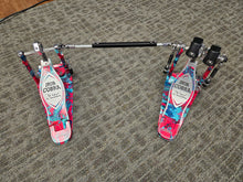 Load image into Gallery viewer, Tama 50th Anniversary Iron Cobra 900 Double Pedal Used - Coral Swirl
