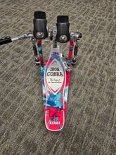 Load image into Gallery viewer, Tama 50th Anniversary Iron Cobra 900 Double Pedal Used - Coral Swirl
