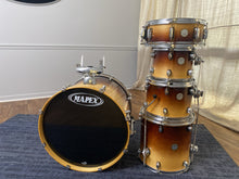 Load image into Gallery viewer, Mapex Meridian Birch 5 Piece Acoustic Shell Pack - Caramel Fade - Used Excellent - U0001
