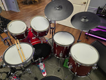 Load image into Gallery viewer, Roland VAD716 Electronic Drum Kit Gloss Cherry Used

