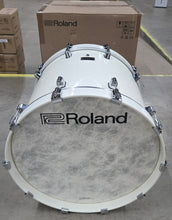 Load image into Gallery viewer, Roland KD-222 Pearl White Kick Drum Used - Open Box
