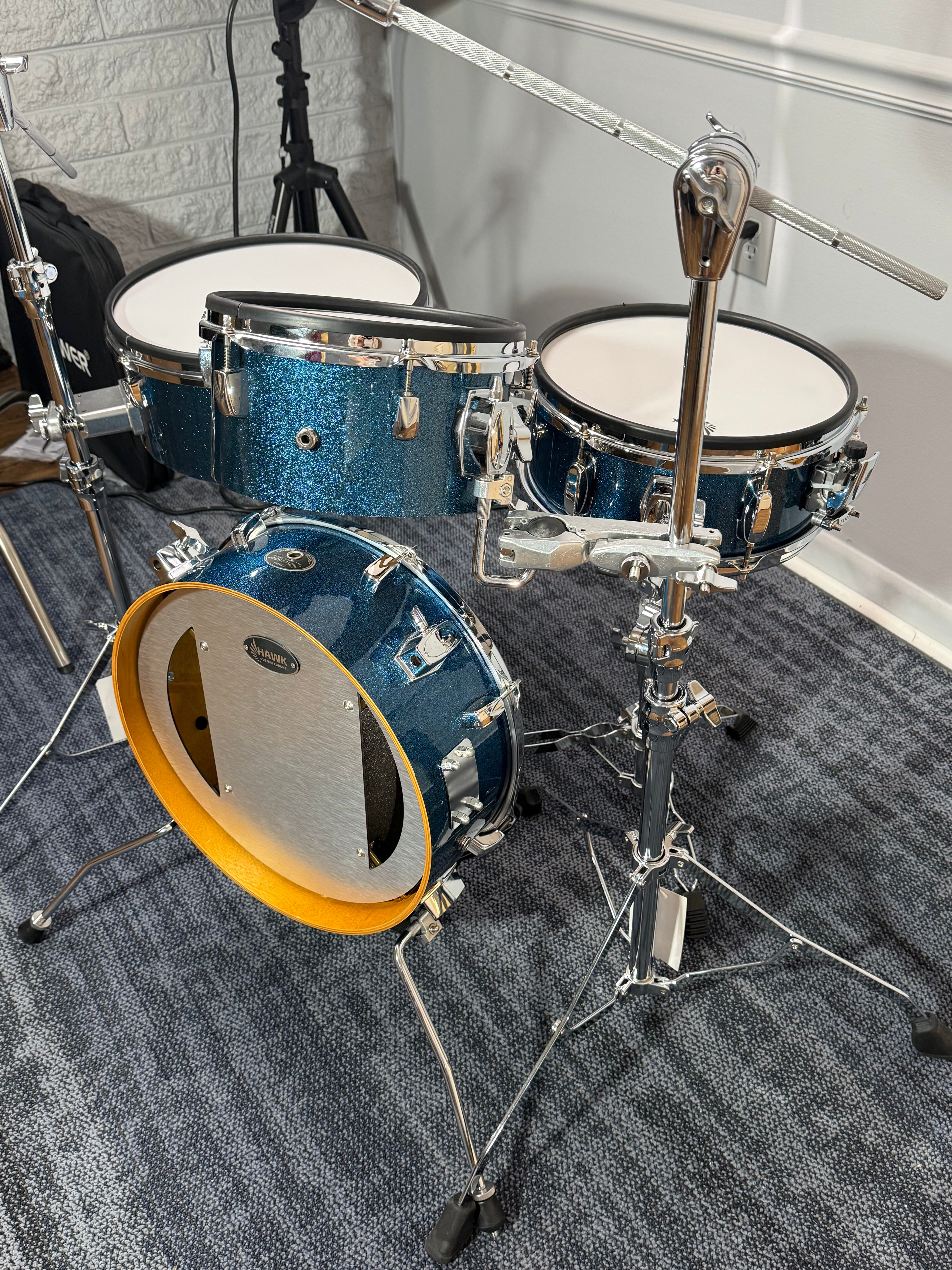 Tama Silverstar Cocktail-Jam Kit Electronic Conversion With HAWK