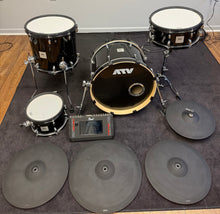 Load image into Gallery viewer, ATV ADrums kit With Pearl Mimic Pro Module and Cymbals Used - Good Condition
