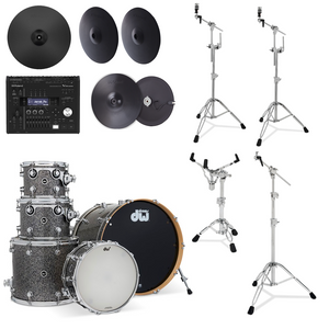 DWe 5pc Shell Pack with TD-50X Module, Roland Cymbals, and DW Hardware