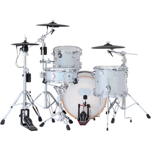 DWe 4PC Drum Kit with Roland Cymbals and DW 5000 Series Hardware - Diamond Nebula