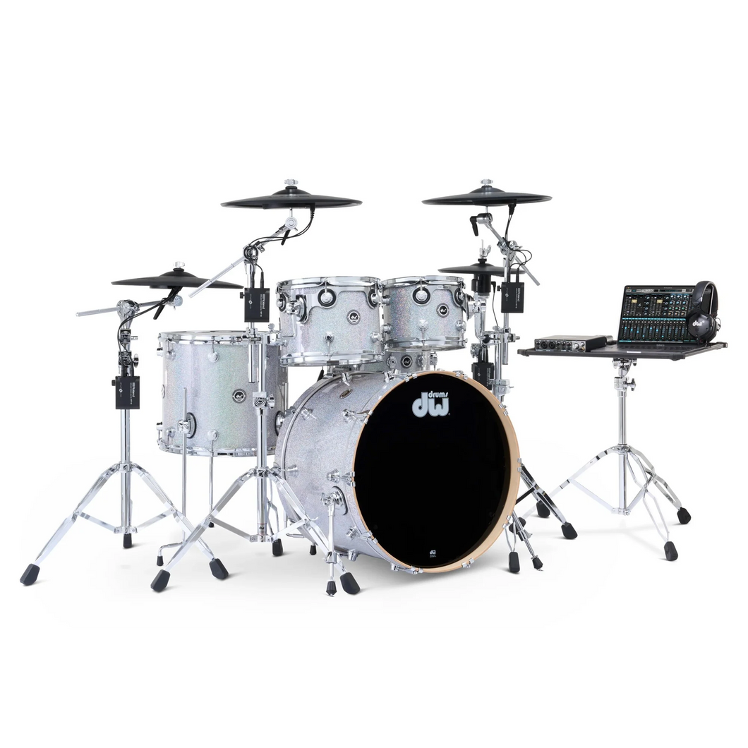 DWe 5PC Drum Kit with Roland Cymbals and DW 5000 Series Hardware - Diamond Nebula