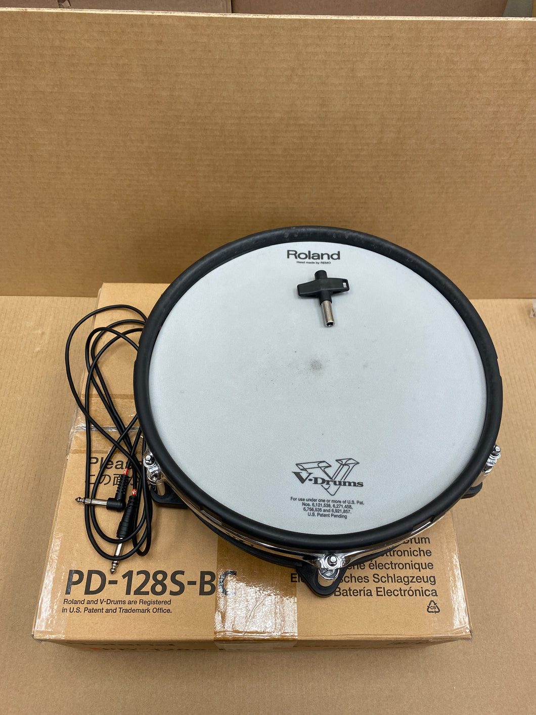 Roland PD-128S-BC Electronic Snare Pad - USED#1705