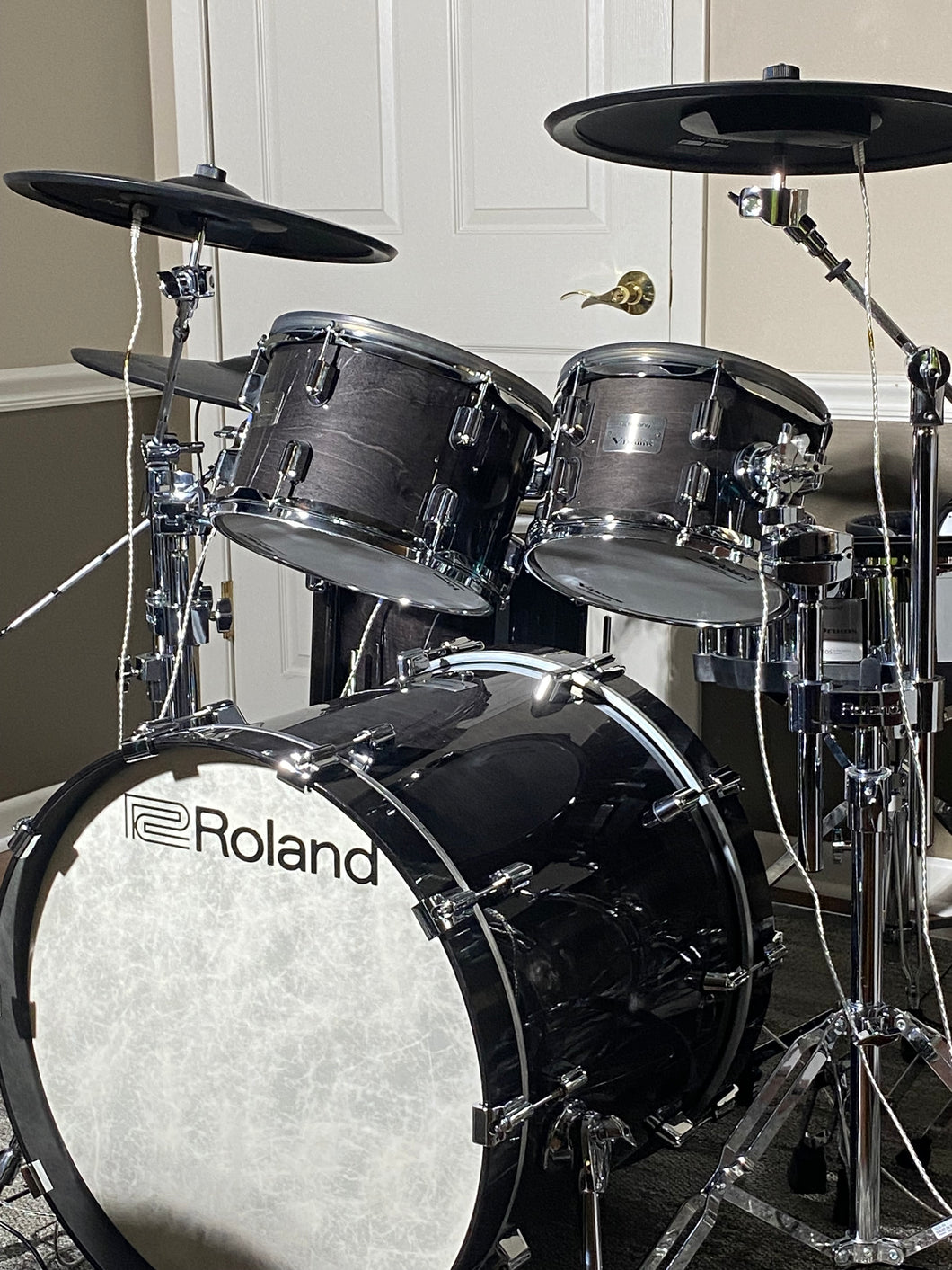Roland VAD706 Electronic Drum Kit (Gloss Ebony) - USED #0101