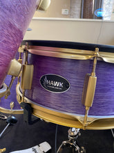 Load image into Gallery viewer, Hawk Custom eDrum Shell Pack - Purple and Gold
