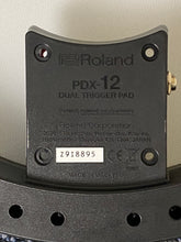 Load image into Gallery viewer, Roland PDX-12 12&quot; Dual Zone Trigger Electronic Drum Pad with Mesh Head - Used Excellent - U8895
