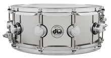 Load image into Gallery viewer, DW Stainless Steel Acoustic Snare Drum - Thin 1mm
