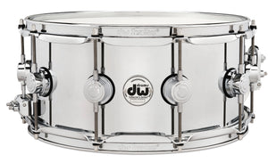 DW Steel Acoustic Snare Drum - Solid 3mm