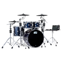 Load image into Gallery viewer, DWe 5PC Drum Kit with Roland Cymbals and DW 5000 Series Hardware - Midnight Blue Metallic (Copy)
