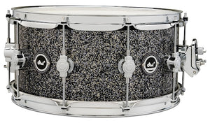 DWe 6.5x14" Electronic Snare Drum - Black Galaxy