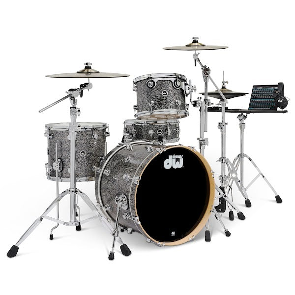 【m】DWE 4/5 DWe 4 Piece Electronic Drum Package w/ Cymbals and Hardware