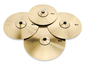 DWe Cymbal Pack 2 - 14" Hi Hat, 2 16" Crash/Rides, 18" Crash/Ride