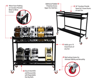 Gator 2 Tier Snare Rack - GFW-SDRACK-T2