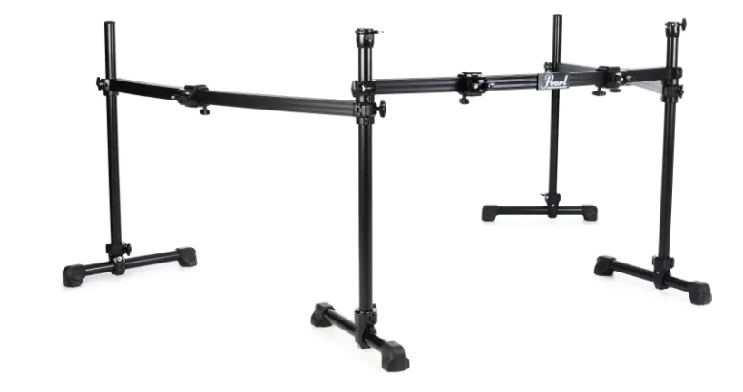 Percussion Rack Instrument Pearl DR513CB Drum Rack with 3 Side Curved - Black – Edrumcenter