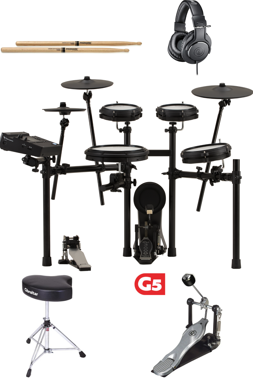 Roland TD313 Electronic Drum Kit Value Package