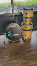Load and play video in Gallery viewer, Hawk USA Natural Maple 5pc Kit # 3
