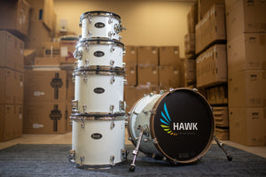 Hawk Custom 5 Piece Shell Pack - Light Sky Blue & Off White *Limited Edition*